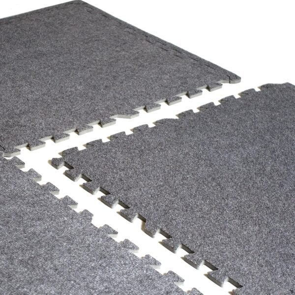 24 Square' (6 Tiles) 24" x 24" Interlocking Carpet-Top Puzzle Mat
